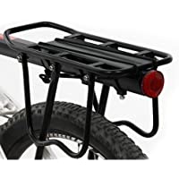 ThreeH Bicicleta Trasera Rack Aluminio Ciclismo Ajustable portaequipajes con Reflector BK43